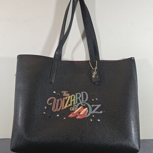 Coach Black Wizard of Oz Tote Bag
